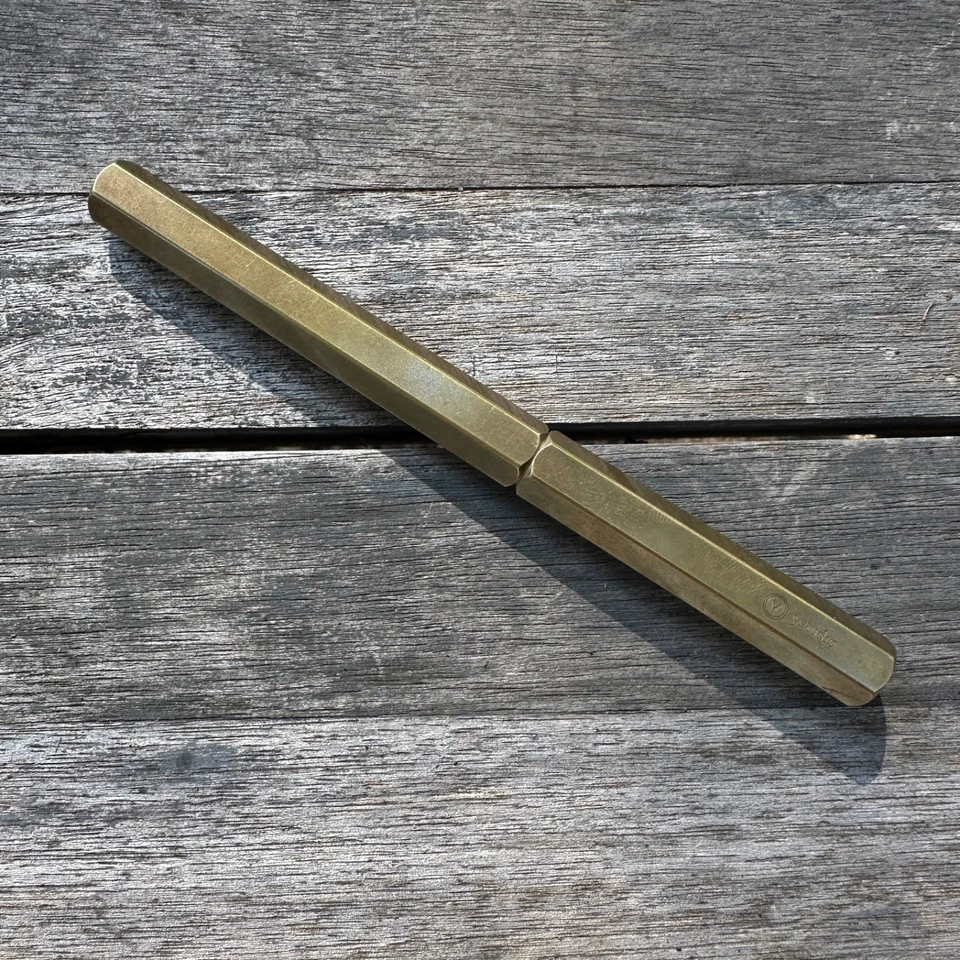 Bolígrafo de latón vintage Y Studio Roller Ball ligeramente usado  Foto 1 de 4