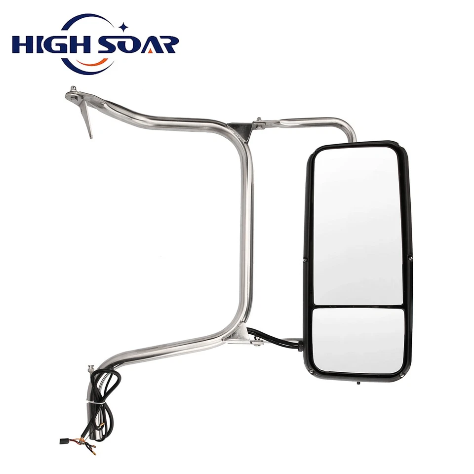 Espejo de puerta cromado térmico lado derecho pasajero para Peterbilt 386 389 367 379 382 Foto 1 de 4