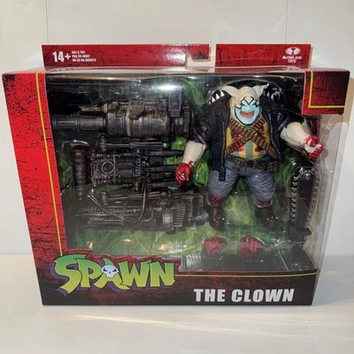 Figura de acción McFarlane Spawn The Clown (Bloody) variante de lujo. Nuevo, sin abrir Foto 1 de 4