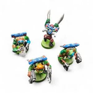 Stormboyz with Looted Sisters of Battle Jetpacks Painted Warhammer Orks 1995 - Picture 1 of 9