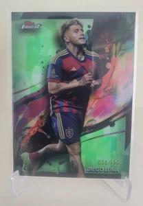 2024 TOPPS FINEST MLS DIEGO LUNA COMMON NEON GREEN #87 Ser #058/125 - Picture 1 of 2