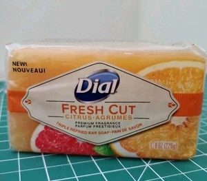 Dial Fresh Cut Citrus Triple Refined Bar Soap 8 oz Discontinued NOS - Picture 1 of 9