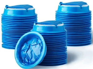 60 Pack Barf Bags Disposable, Portable Puke Bags, 1000ml High Density Vomit B... - Picture 1 of 7