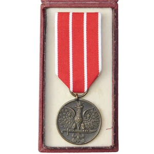 4577 WW2 MEDALLA EJÉRCITO POLACO PARA GUERRA 1939-1945 MEDALLA POLONIA WOJSKA - Imagen 1 de 6