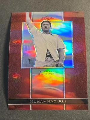 2011 Red Acetate Refractor Finish PROOF w/o Event Worn Piece Muhammad Ali #11 - Image 1 of 2