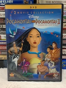 Disney Pocahontas 2-Movie Collection DVD 2-Disc Combo Family Classic Animated - Picture 1 of 2