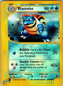 Blastoise (36) Reverse Holo Rare Expedition 036/165 LP - Pokemon TCG - Picture 1 of 2