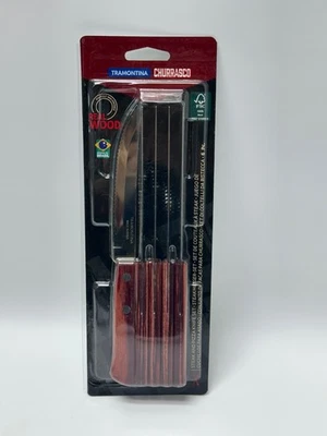 Juego de 6 cuchillos para carne premium Churrasco 5" TRAMONTINA Foto 1 de 4