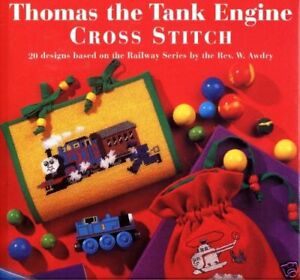 THOMAS the TANK & FRIENDS - CROSS STITCH BOOK BY H. TURVEY **20 DESIGNS**NEW**