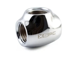 XSPC G1/4, T Fitting - Chrome - Picture 1 of 4