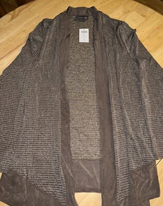 Travelers Lurex Stripe Mix Jacket In Renwick Taupe Size 1 BNWTS - Picture 1 of 7