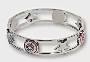 Brazalete de plata Marvel Avengers Capitán América Halloween Cosplay Fiesta - Imagen 1 de 20
