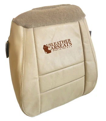 2008-2012 Ford Escape Limited V6 Driver Bottom Leather Seat Cover Camel Tan - Image 1 of 4