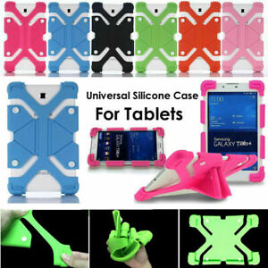 Universal Silicone Case Cover For Samsung 7" 8" 10" Tablet Protective Back Shell