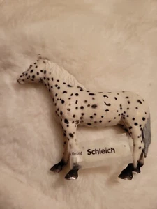 Schleich Germany Knabstrupper Appaloosa White Black Spotted Horse 5" Figure 2006 - Picture 1 of 7