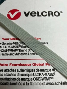 Velcro® Brand 3/4" MIL-SPEC Light Grey/Green Hook Side Only - SEW-ON TYPE 50YDS. - Picture 1 of 4