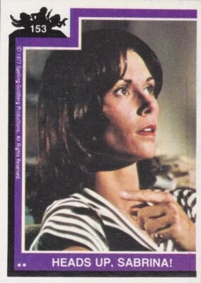 CHARLIE'S ANGELS TV SHOW SERIES 3 TRADING CARDS SET 1977 TOPPS USA BASE CARD 153 - Image 1 of 2