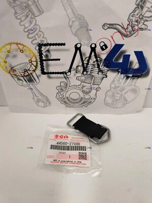 Correia de borracha para tanque de combustível Suzuki fabricante de equipamento original RM125 RM250 RMZ 250 450 RMX 44560-27C00 - Imagem 1 de 2