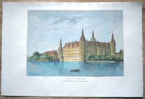 Impresión Reclusa 1880 Palacio Frederiksborg, Hillerod, Dinamarca, #5 - Imagen 1 de 1