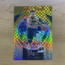 2022-23 Select Stephen Curry Certified No. 7 Gold #'d 9/10 - Warriors Goat