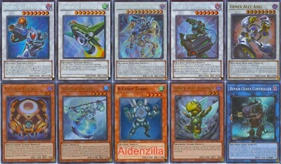 Yugioh Genex Synchro Deck - R-Genex Turbo Repair Controller Undine Power Planner - Image 1 of 4