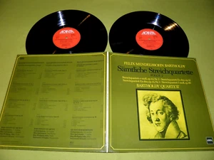 Mendelssohn - String Quartets - Bartholdy Quartett - RARE IMPORT 2xLP Stereo NM - Picture 1 of 2