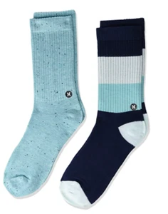 NEW Hurley Kids 2-pack Active Everyday Knit Crew Socks 3Y-5Y - Picture 1 of 1
