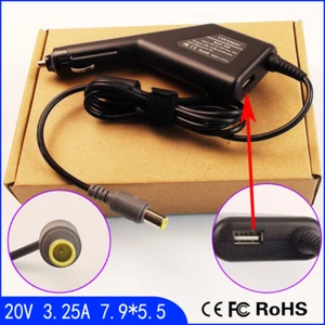 Laptop Auto Ladegerät Adapter + USB für Lenovo ThinkPad T520 4241 L530 2485 2719 - Bild 1 von 7
