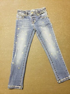 Cat & Jack Denim Star Jeggings Size 5 Girls - Picture 1 of 2