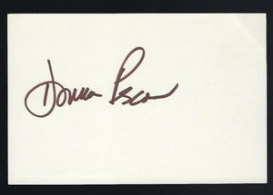 Donna Pescow signed autograph 4"x6" card Saturday Night Fever