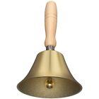 1x (Large 4.33"" Calling Bell with Wooden Handle, Kids 9005
