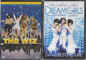 DIANA ROSS THE WIZ & JENNIFER HUDSON DREAM GIRLS ~ 2 DVDS WIDESCREEN BRAND NEW - Picture 1 of 2