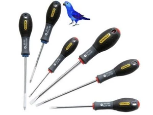 Stanley FatMax Schraubendreher 6 Stück Set Parallel/Flared/Pozi 0-65-428 STA065428 - Bild 1 von 1