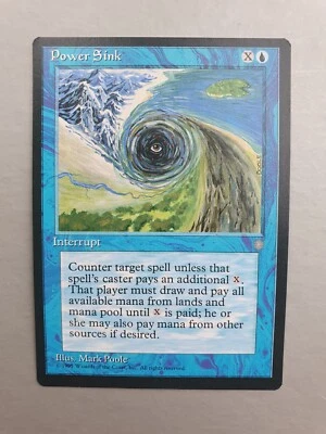 Power Sink, MTG Ice Age (1995) Common Blue Instant NM - Image 1 of 2