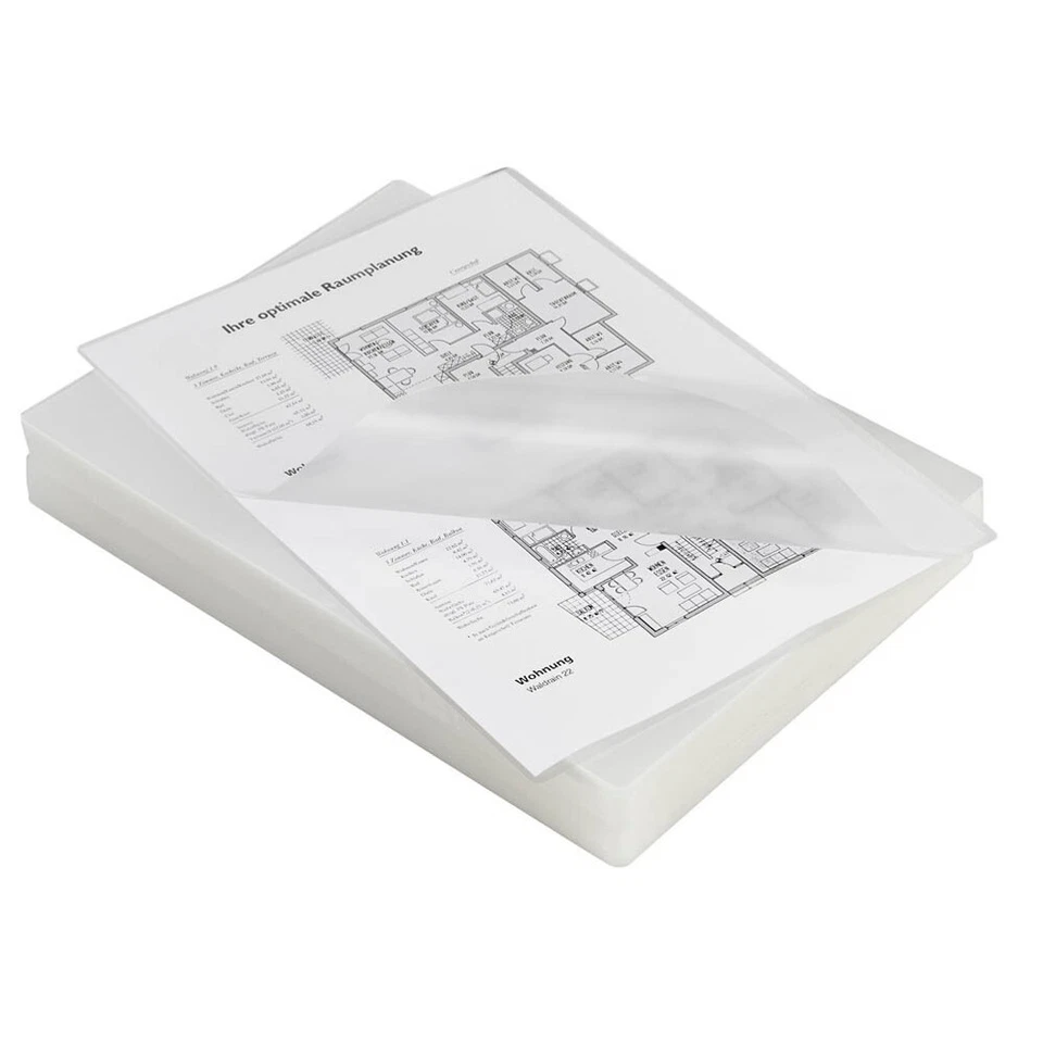 100 OLYMPIA Laminierfolien glänzend für A4 80 mic # 9166