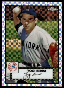 2021 Topps Chrome Platinum Anniversary X FRACTOR Yogi Berra New York Yankees