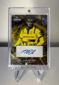 Jamie Gittens Auto 1/1 Bynoe BVB Borussia Dortmund Topps Knockout Impact - Bild 1 von 6