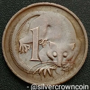 Australia 1 Cent 1981. KM#62. One Penny coin. Feather-tailed Glider. Animals. D. - Picture 1 of 7