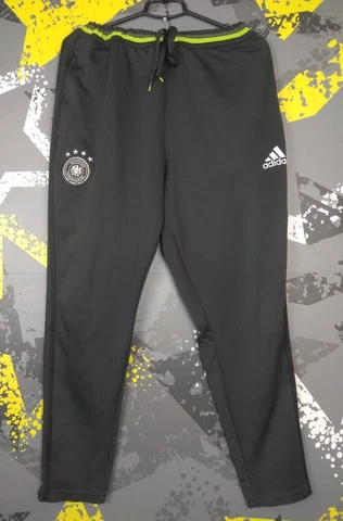 Germany Team Training Football Pants Gray Adidas Polyester Mens Size L ig93 Cover