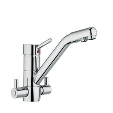 Miscelatore lavello cucina a 4 vie separate Quadrodesign 64UR