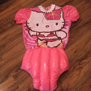 Adult Baby Body Spreizbody Wattierte Windelbody DIAPER SPREIZHOSE PVC LACK  XL - Bild 1 von 12