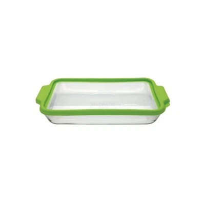 Auflaufform Ofen Backform Form TrueFit Deckel Backform aus Glas  3Liter - Bild 1 von 2