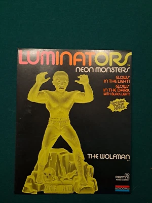 Monogram Luminators Universal Monsters The Wolfman Model Kit Box Only - Image 1 of 2