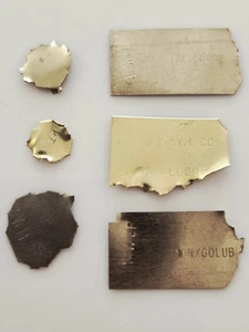 Solid 14k WHITE & YELLOW Gold STULLER Solder Soft, Med, Hard Mixed lot 4.7 grams - Picture 1 of 3