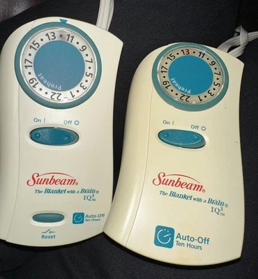 Duel Sunbeam 614A Electric Heated Blanket Controller 3 Prong Cord ~Auto Shut One - Image 1 of 4