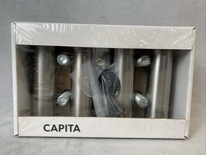 Juego de 4 patas de acero inoxidable Ikea Capita FOE 0144 Mikael Warnhammer NUEVO - Imagen 1 de 13