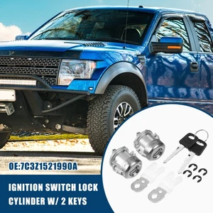 1 Juego Nº7C3Z152190A Cilindro Cerradura Puerta con Juego de Llaves para Ford F150 1997-2011 - Imagen 1 de 8