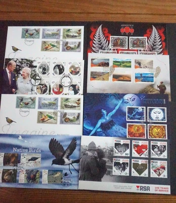 Neuseeland Sammlung mittelmoderner Ersttagsbriefe (x 15) - Bild 1 von 2