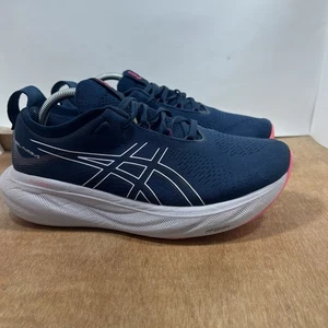 Asics Gel-Nimbus 25 Women Size 11 Blue Running Shoes - Picture 1 of 9