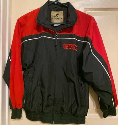 Youth Georgia UGA Bulldogs 全拉链轻便夹克中号 10/12 后击 — 第 1/4 张图片